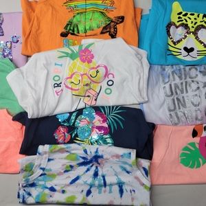Lot of 10 Wonder Nation tank tops girls size 8